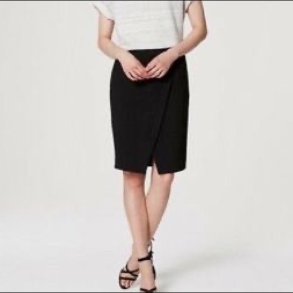 Loft Split Front Pencil Skirt - Picture 2 of 6